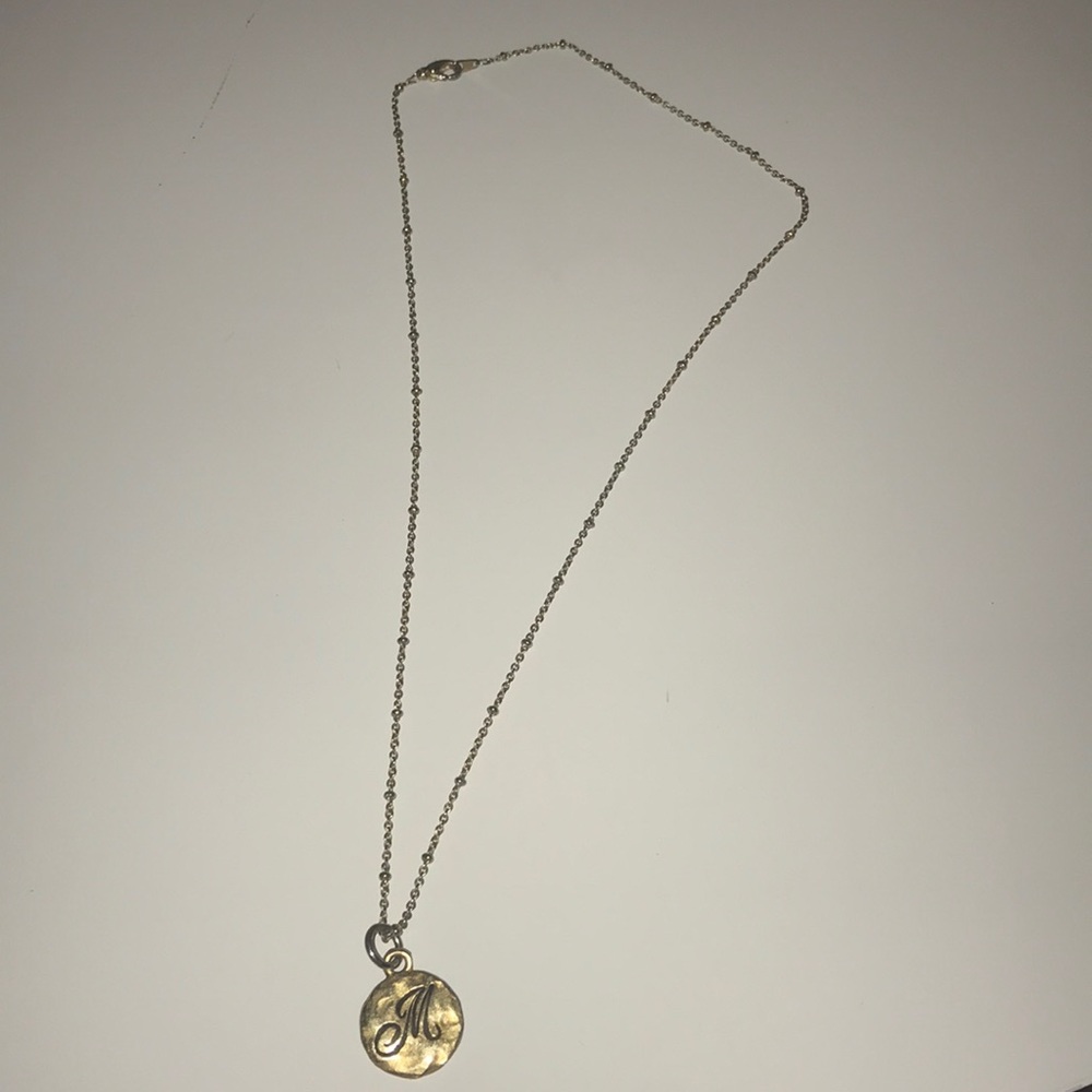 “M” necklace